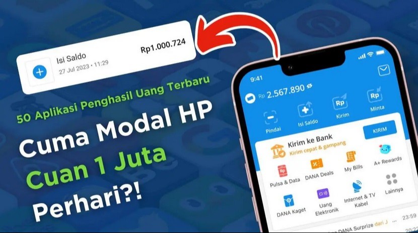 5 Aplikasi Baru Penghasil Uang yang Lagi Viral di 2025